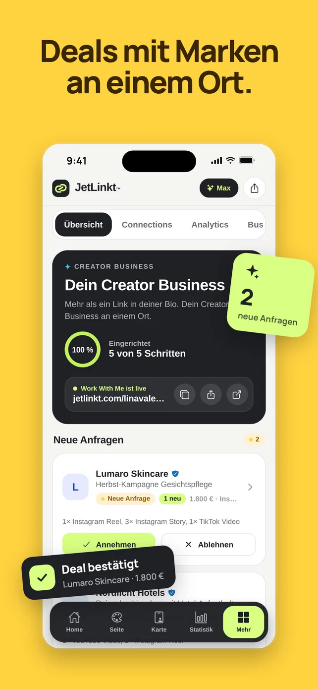 Kooperationen mit Brands in der JetLinkt™ App